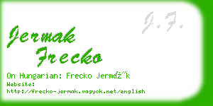 jermak frecko business card